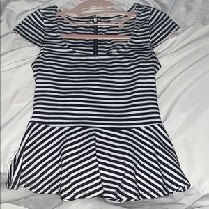Black & white striped shirt in size S!
